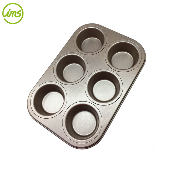 6 Cups Muffin Pan 10"x7"